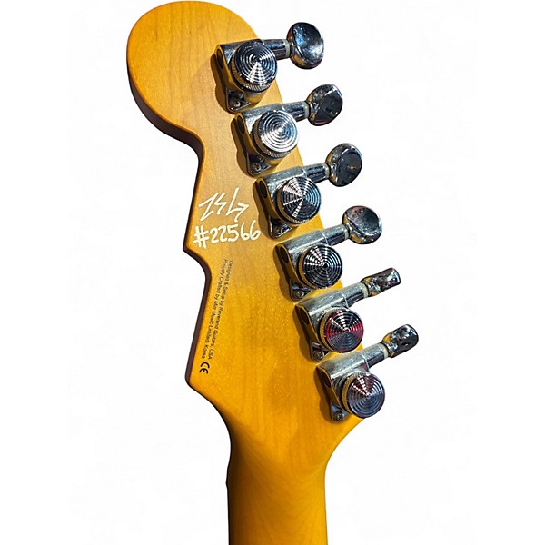 Used Reverend double agent OG 2 Tone Sunburst Solid Body Electric Guitar