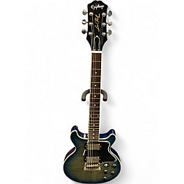 Used Epiphone Les Paul Special Double Cutaway Ocean Water Solid Body Electric Guitar