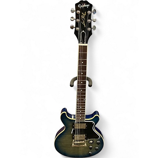 Used Epiphone Les Paul Special Double Cutaway Ocean Water Solid Body Electric Guitar