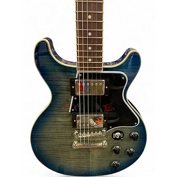 Used Epiphone Les Paul Special Double Cutaway Ocean Water Solid Body Electric Guitar