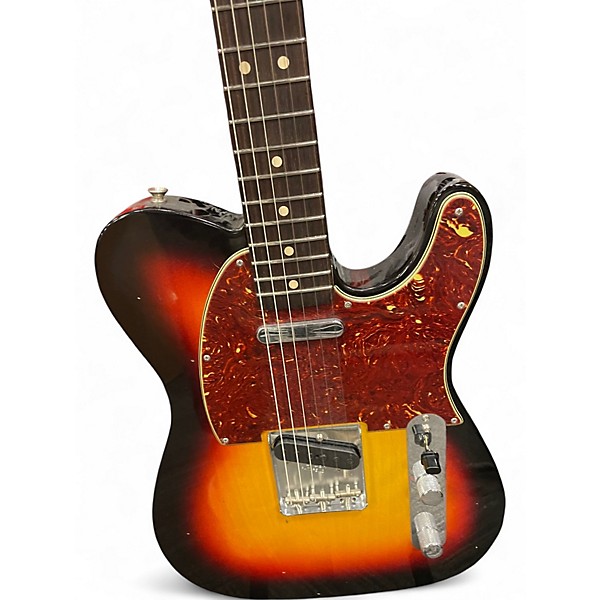 Used Fender CUSTOM SHOP TELECASTER 1963 JMAIN A3TSB 3 Color Sunburst Solid Body Electric Guitar