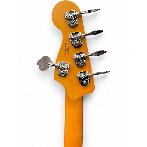 Used Fender American Ultra Jazz Bass V Artic Pearl Electric Bass Guitar
