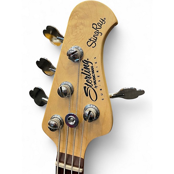 Used Sterling by Music Man Ray4 Baltic Blue Electric Bass Guitar