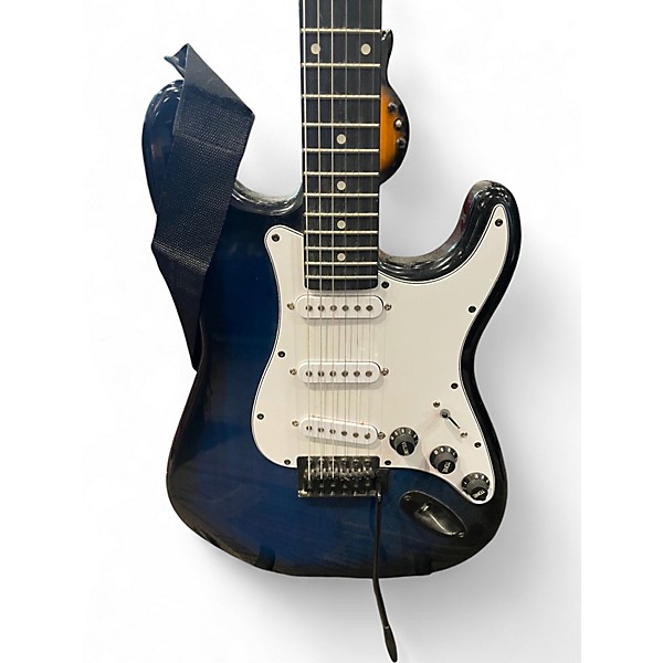 Used Lyx Pro Blue Solid Body Electric Guitar