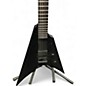 Used ESP LTD Arrow Black Metal Black Solid Body Electric Guitar