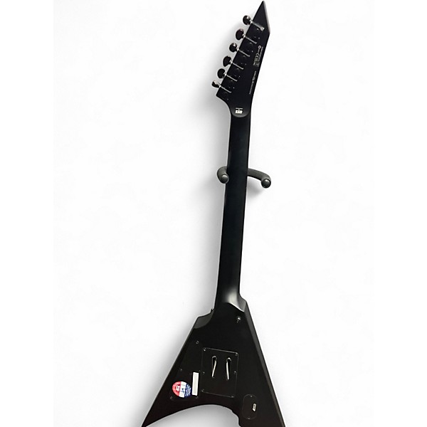 Used ESP LTD Arrow Black Metal Black Solid Body Electric Guitar