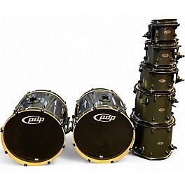 Used PDP by DW 8 Piece Double Drive Deep Green Drum Kit
