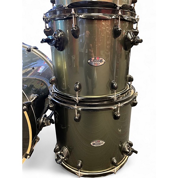 Used PDP by DW 8 Piece Double Drive Deep Green Drum Kit