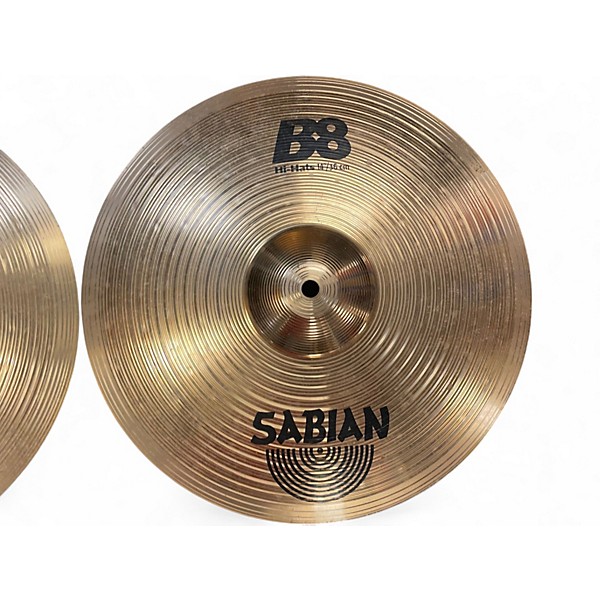 Used SABIAN 14in B8 Hi Hat Pair Cymbal
