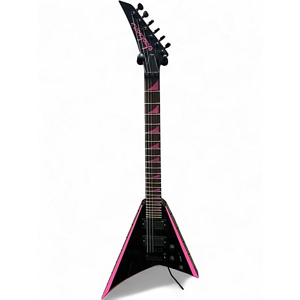 Used Jackson RRX24 BLACK/PINK Solid Body Electric Guitar