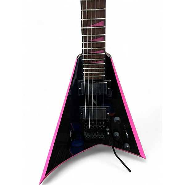 Used Jackson RRX24 BLACK/PINK Solid Body Electric Guitar