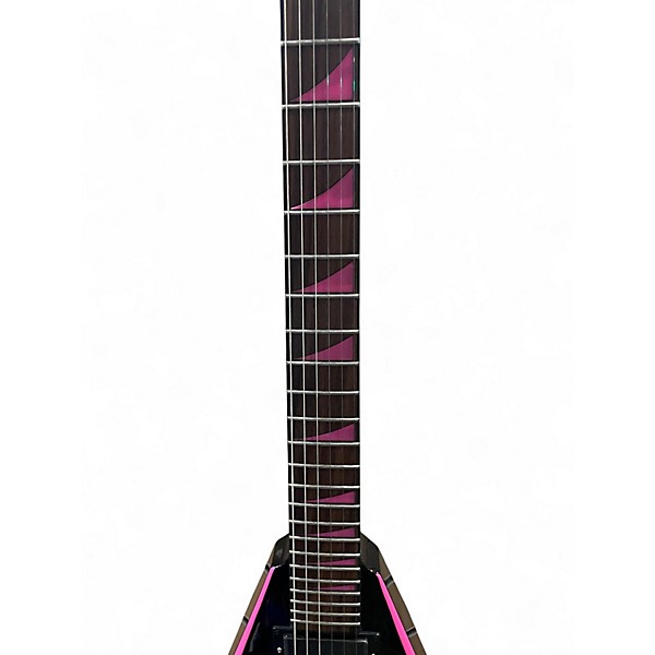 Used Jackson RRX24 BLACK/PINK Solid Body Electric Guitar