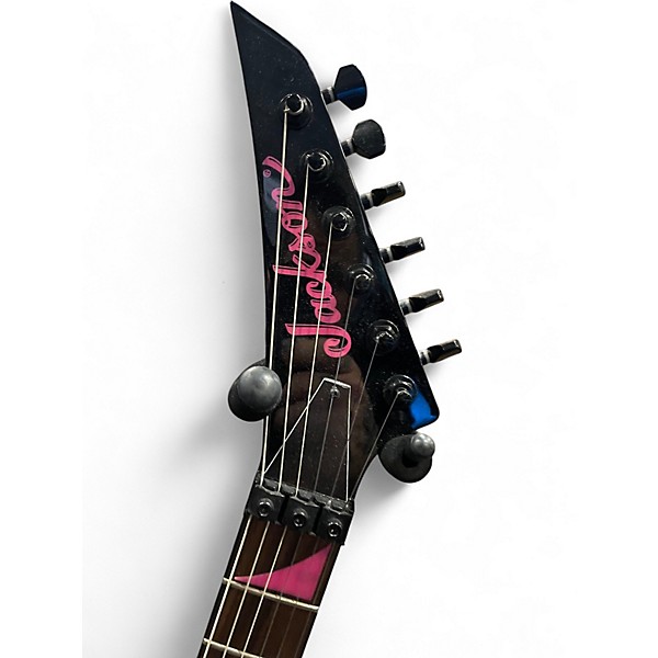 Used Jackson RRX24 BLACK/PINK Solid Body Electric Guitar