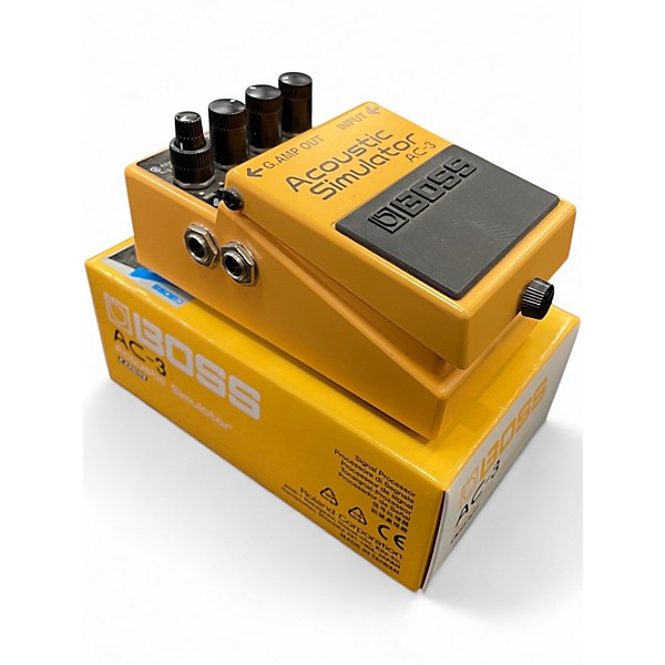 Used BOSS AC3 Acoustic Simulator Effect Pedal