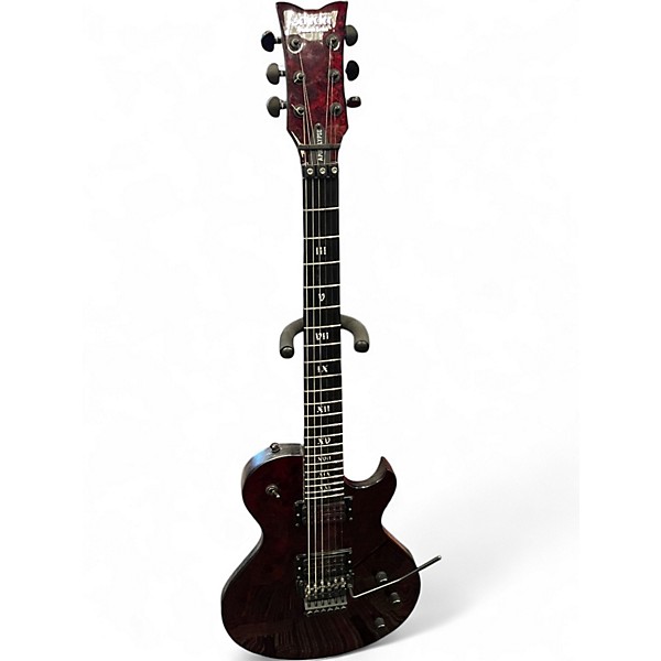 Used Schecter Guitar Research apocalypse solo s2 red reign Solid Body Electric Guitar