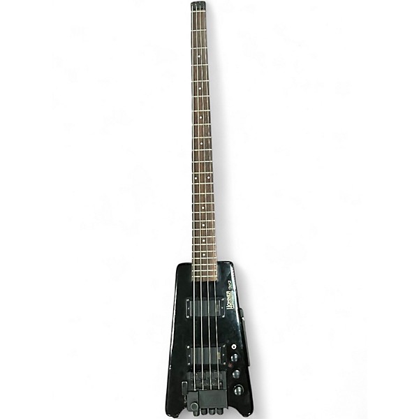 Used Hohner B2A Licensed by Steinberger Black Electric Bass Guitar