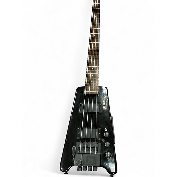 Used Hohner B2A Licensed by Steinberger Black Electric Bass Guitar