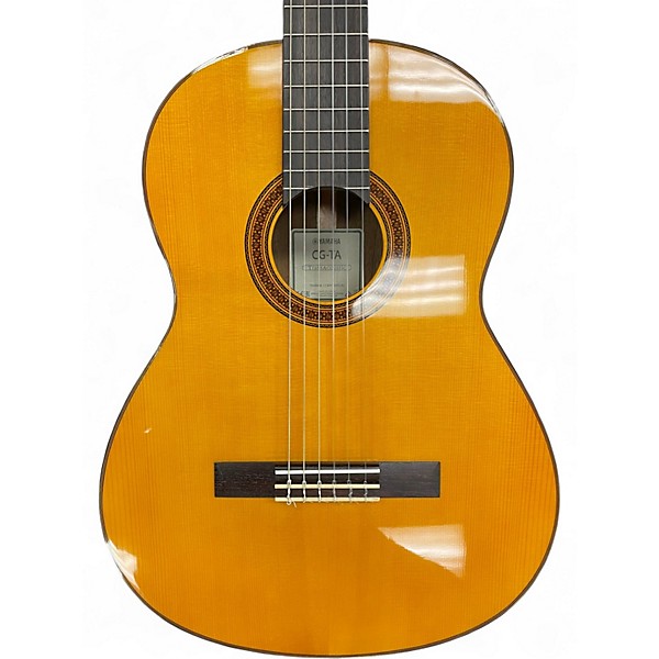 Used Yamaha CG-TA TransAcoustic Natural Classical Acoustic Electric Guitar
