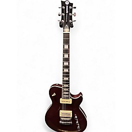 Used Reverend Roundhouse H90 Metallic Bordeaux Solid Body Electric Guitar