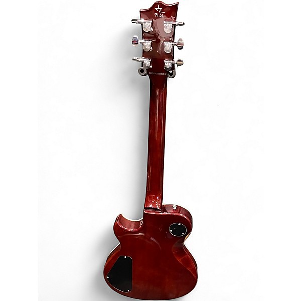 Used Reverend Roundhouse H90 Metallic Bordeaux Solid Body Electric Guitar