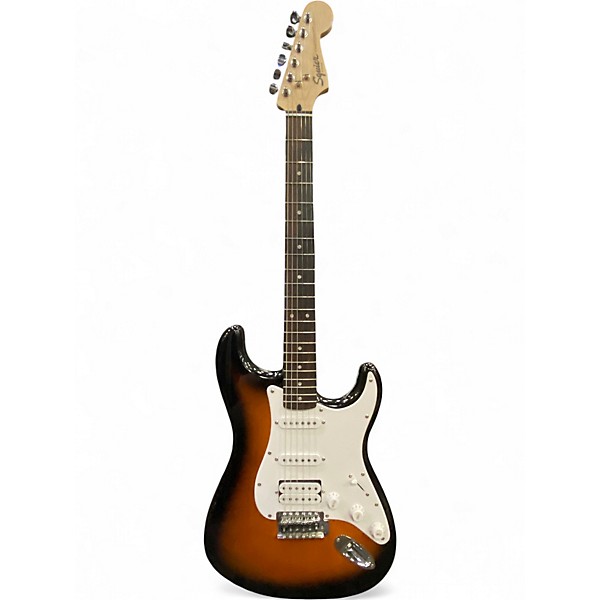 Used Squier Sonic Stratocaster 2 Tone Sunburst Solid Body Electric Guitar