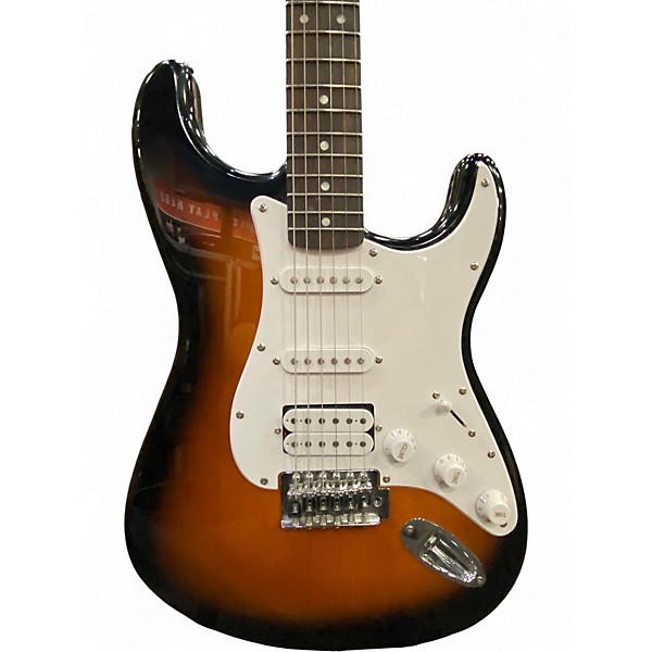 Used Squier Sonic Stratocaster 2 Tone Sunburst Solid Body Electric Guitar