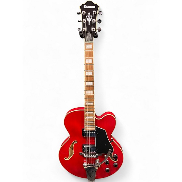 Used Ibanez AFS75T Artcore Bigsby Cherry Hollow Body Electric Guitar