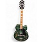 Used Ibanez AF75OLM Olive Green Metallic Solid Body Electric Guitar thumbnail