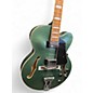 Used Ibanez AF75OLM Olive Green Metallic Solid Body Electric Guitar