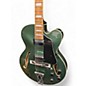 Used Ibanez AF75OLM Olive Green Metallic Solid Body Electric Guitar