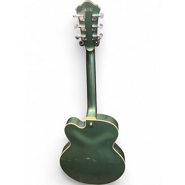 Used Ibanez AF75OLM Olive Green Metallic Solid Body Electric Guitar