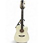 Used Takamine GD37CE Pearl White Acoustic Electric Guitar thumbnail