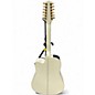 Used Takamine GD37CE Pearl White Acoustic Electric Guitar