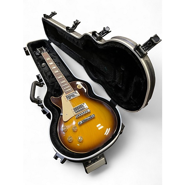 Used Gibson 2000 Les Paul Standard Left Handed Vintage Sunburst Solid Body Electric Guitar