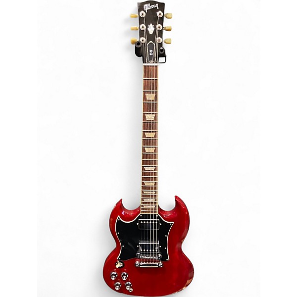 Used Gibson 2011 SG Standard Left Handed Heritage Cherry Solid Body Electric Guitar