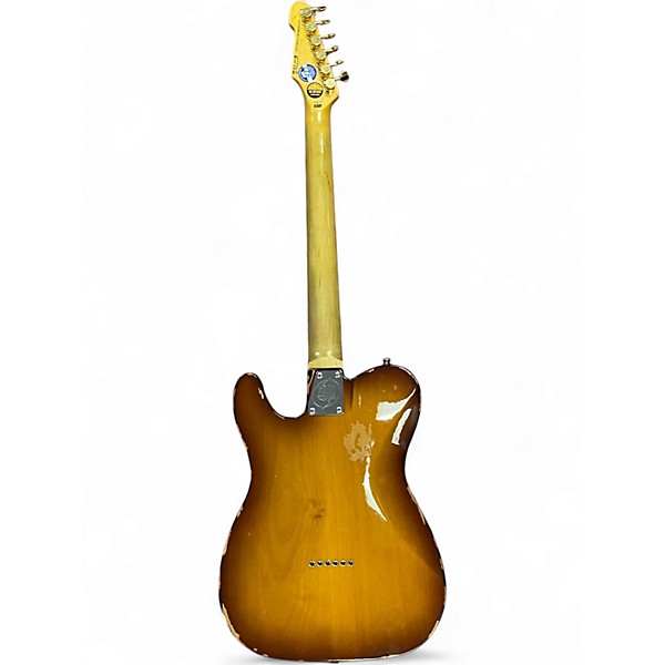 Used ESP ltd TE202 Sunburst Solid Body Electric Guitar
