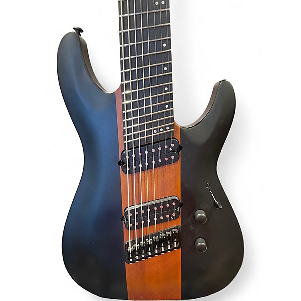 Used Schecter Guitar Research ROB SCALLON C-8 MOCHA DARK ROAST Solid Body Electric Guitar
