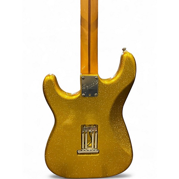 Used Fender Partscaster Gold Glitter Solid Body Electric Guitar