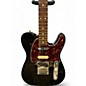 Used Fender Deluxe Series Nashville Power Telecaster Black Solid Body Electric Guitar