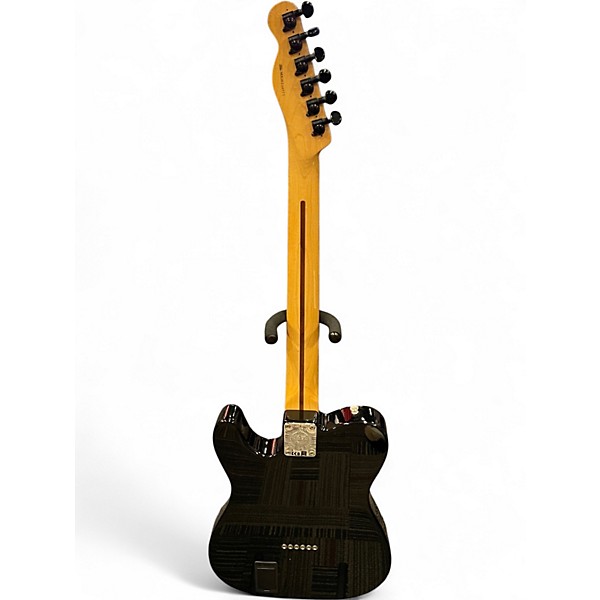 Used Fender Deluxe Series Nashville Power Telecaster Black Solid Body Electric Guitar