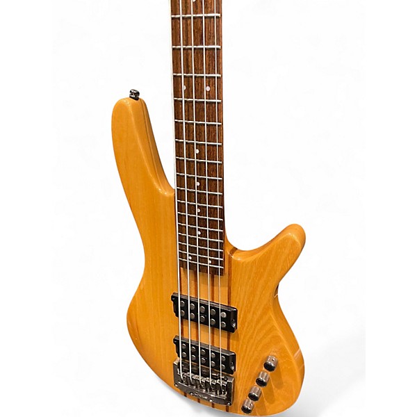 Used Ibanez SRX705 5 String Natural Electric Bass Guitar
