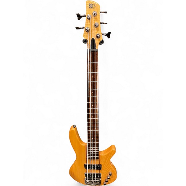 Used Ibanez SRX705 5 String Natural Electric Bass Guitar