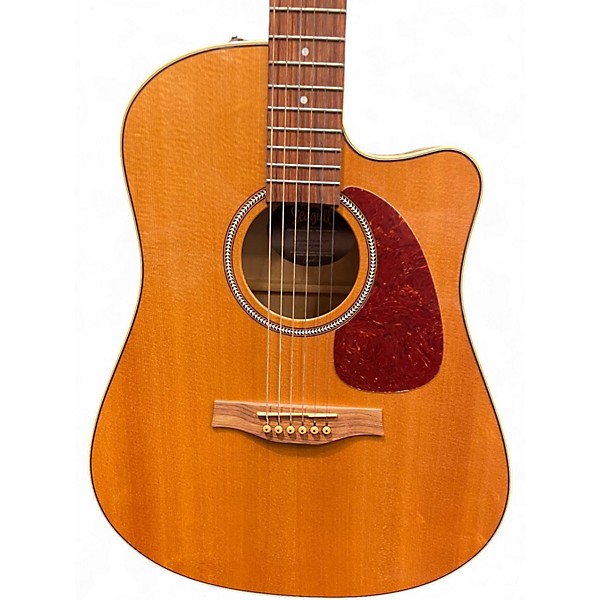 Used Seagull Performer CW Natural Acoustic Electric Guitar