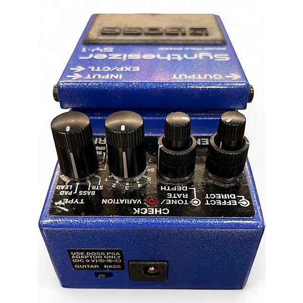Used BOSS Synthesizer SY-1 Effect Pedal