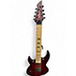 Used Agile INTREPID 8 STRING LH Trans Crimson Red Solid Body Electric Guitar thumbnail