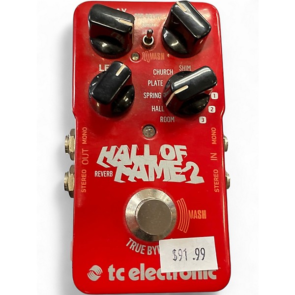 Used TC Electronic Hall Of Fame 2 Reverb Effect Pedal