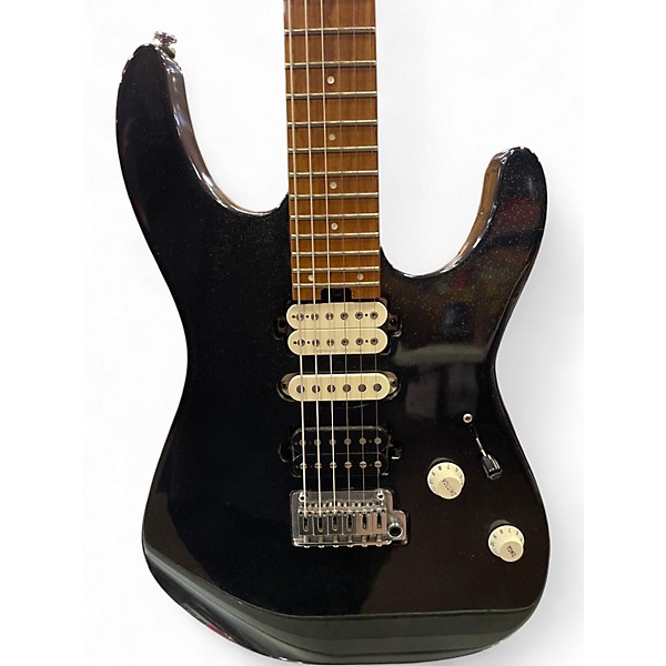 Used Charvel DK24 PRO MOD BLACK SPARKLE Solid Body Electric Guitar