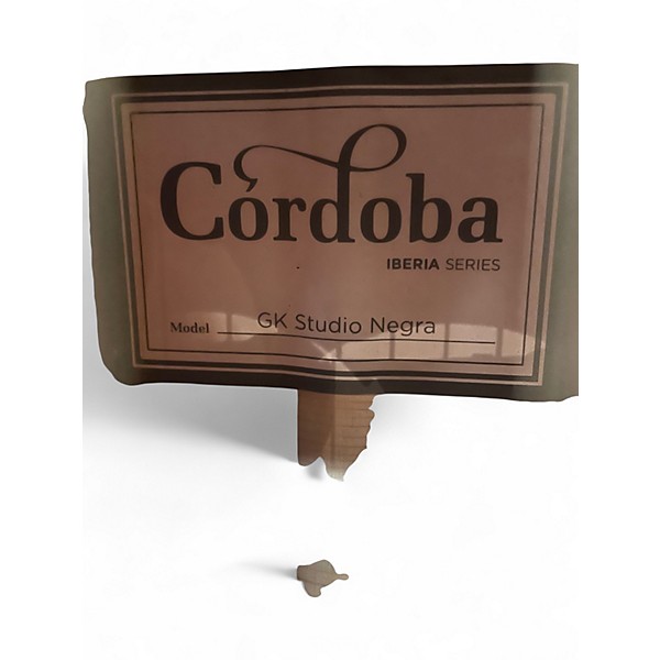Used Cordoba GK Studio Negra Natural Classical Acoustic Guitar
