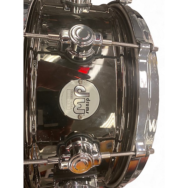 Used DW 14in Design Series Snare Black Drum