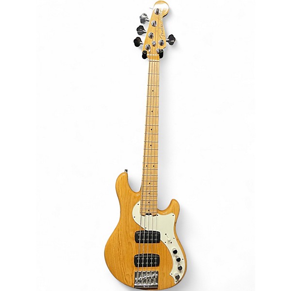 Used Fender American Deluxe Dimension Bass V HH Natural Electric Bass Guitar